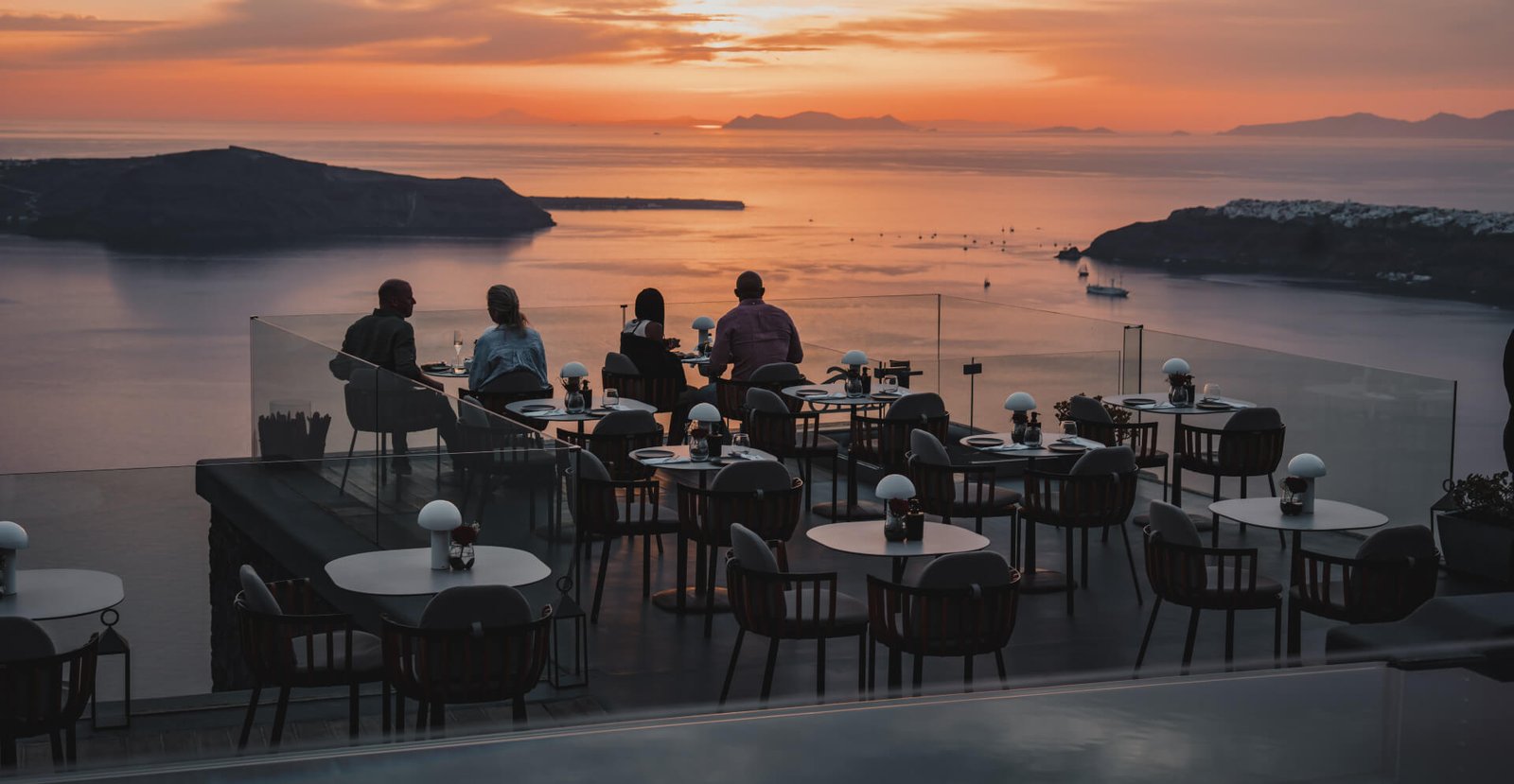 Kivotos Santorini, mavro restaurant