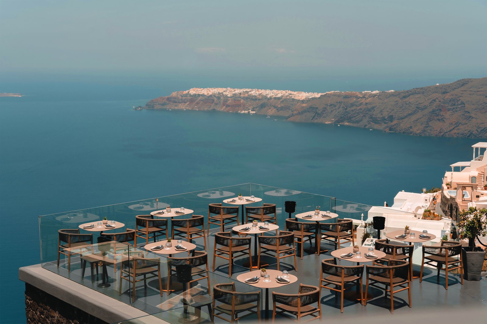 Kivotos Santorini, mavro restaurant