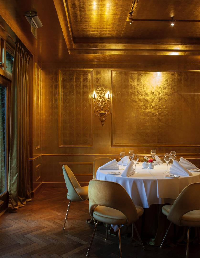 Restaurant Hotel Merlet, at the table