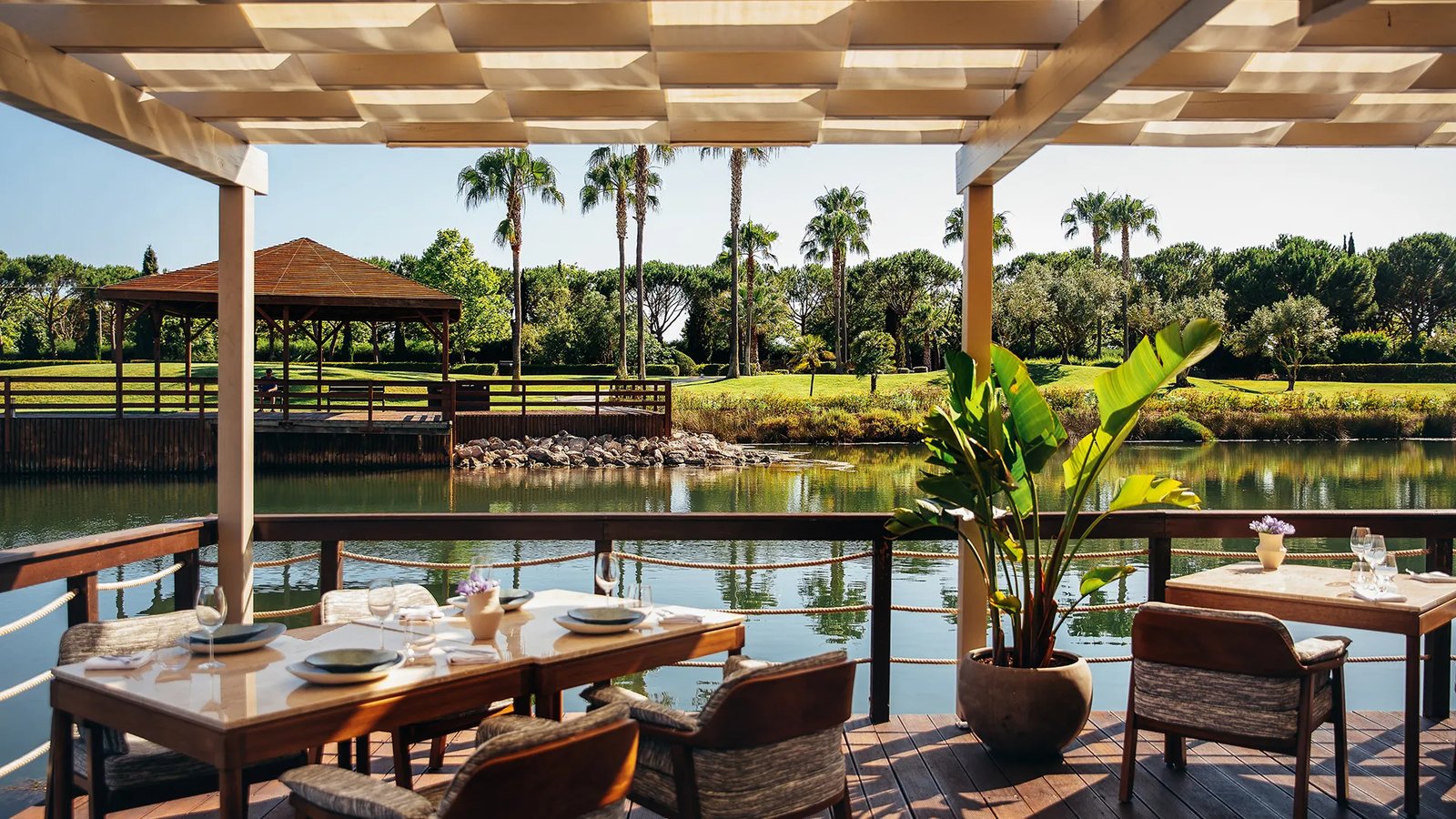 Domes Lake Algarve, at the table
