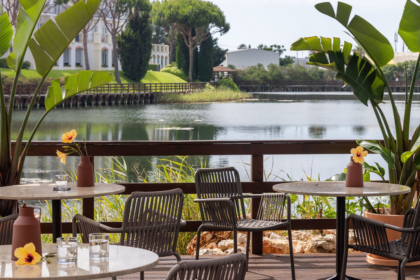 Domes Lake Algarve, at the table