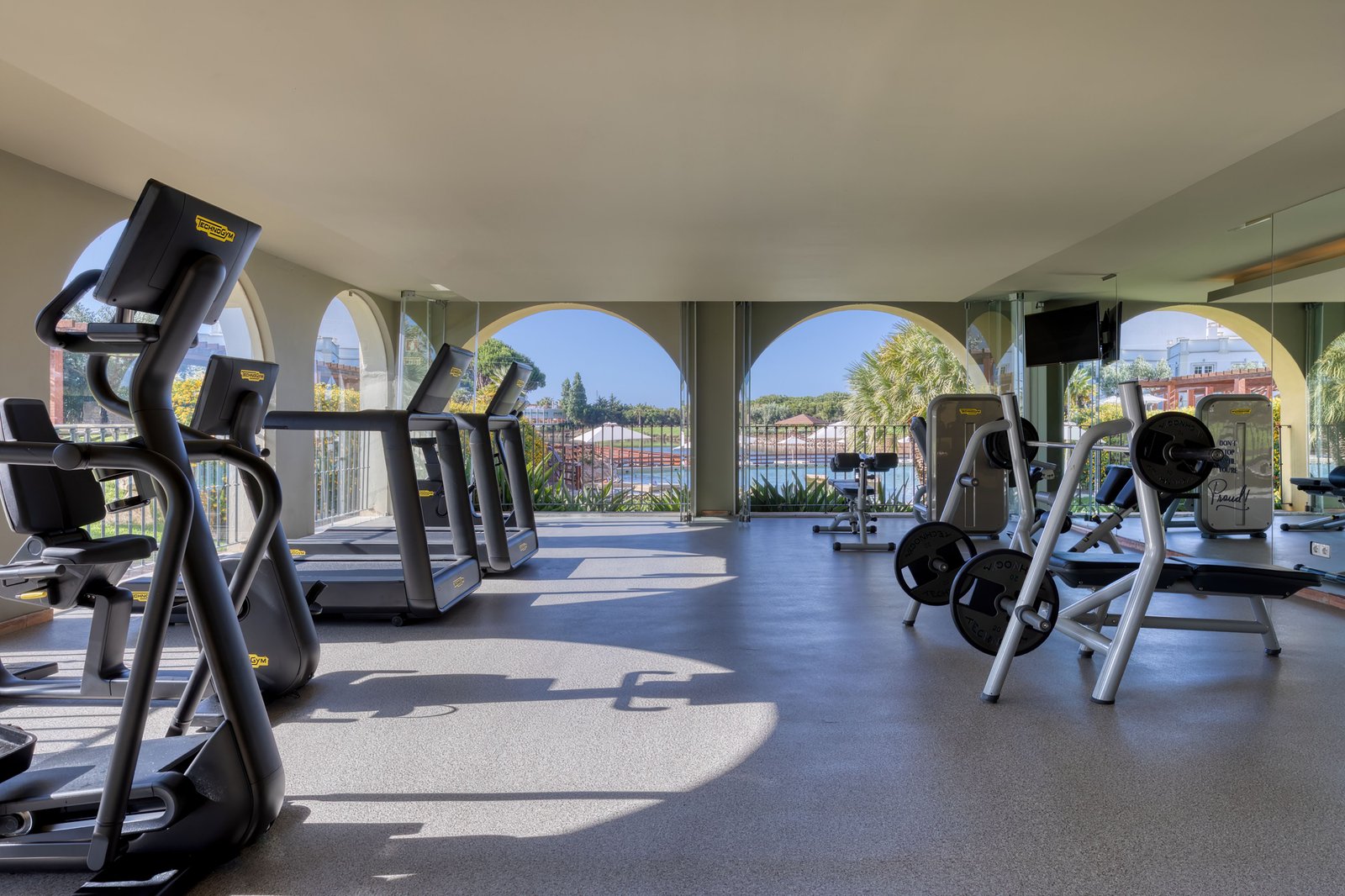 Domes Lake Algarve, the gym