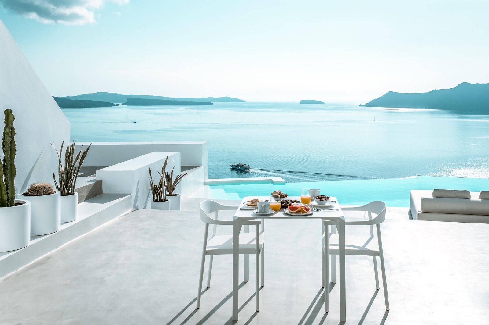 Saint Santorini, trinity restaurant