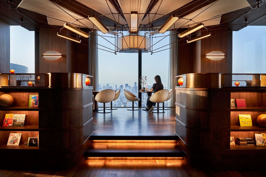 Centara Grand Hotel Osaka, at the table
