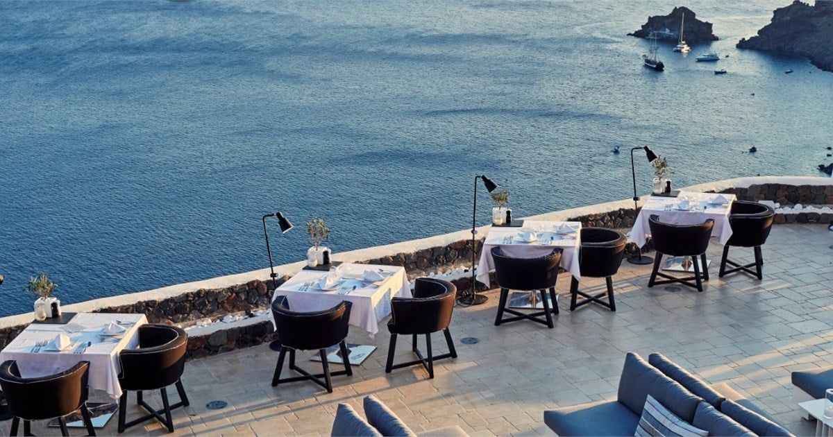 Canaves Oia Suites, petra restaurant