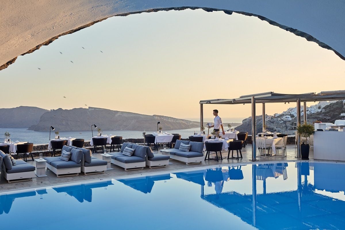 Canaves Oia Suites, petra restaurant