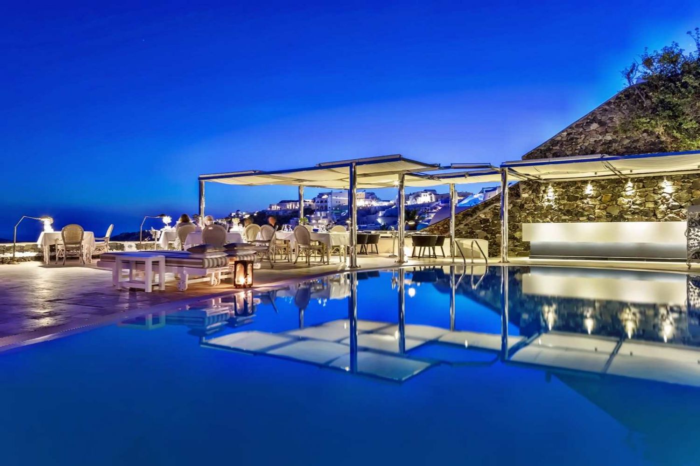 Canaves Oia Suites, the pool