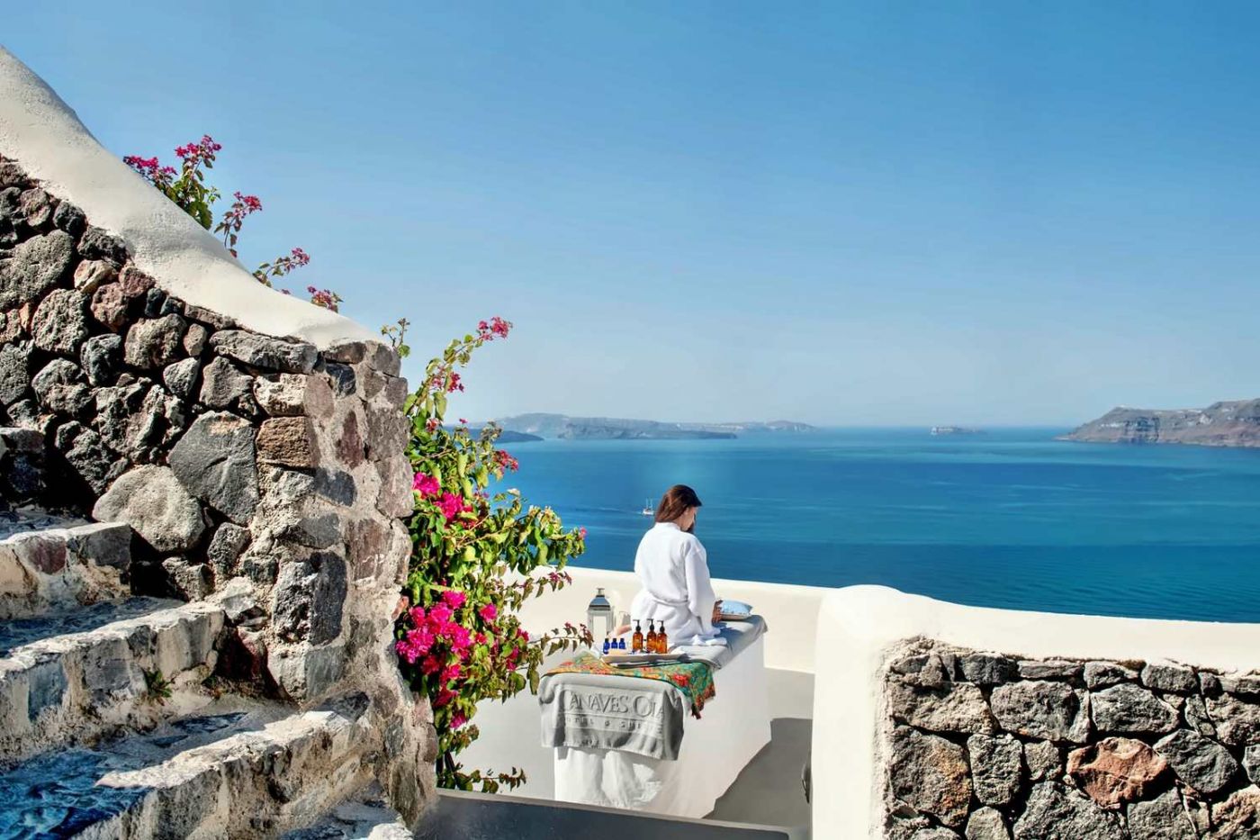 Canaves Oia Suites, the spa