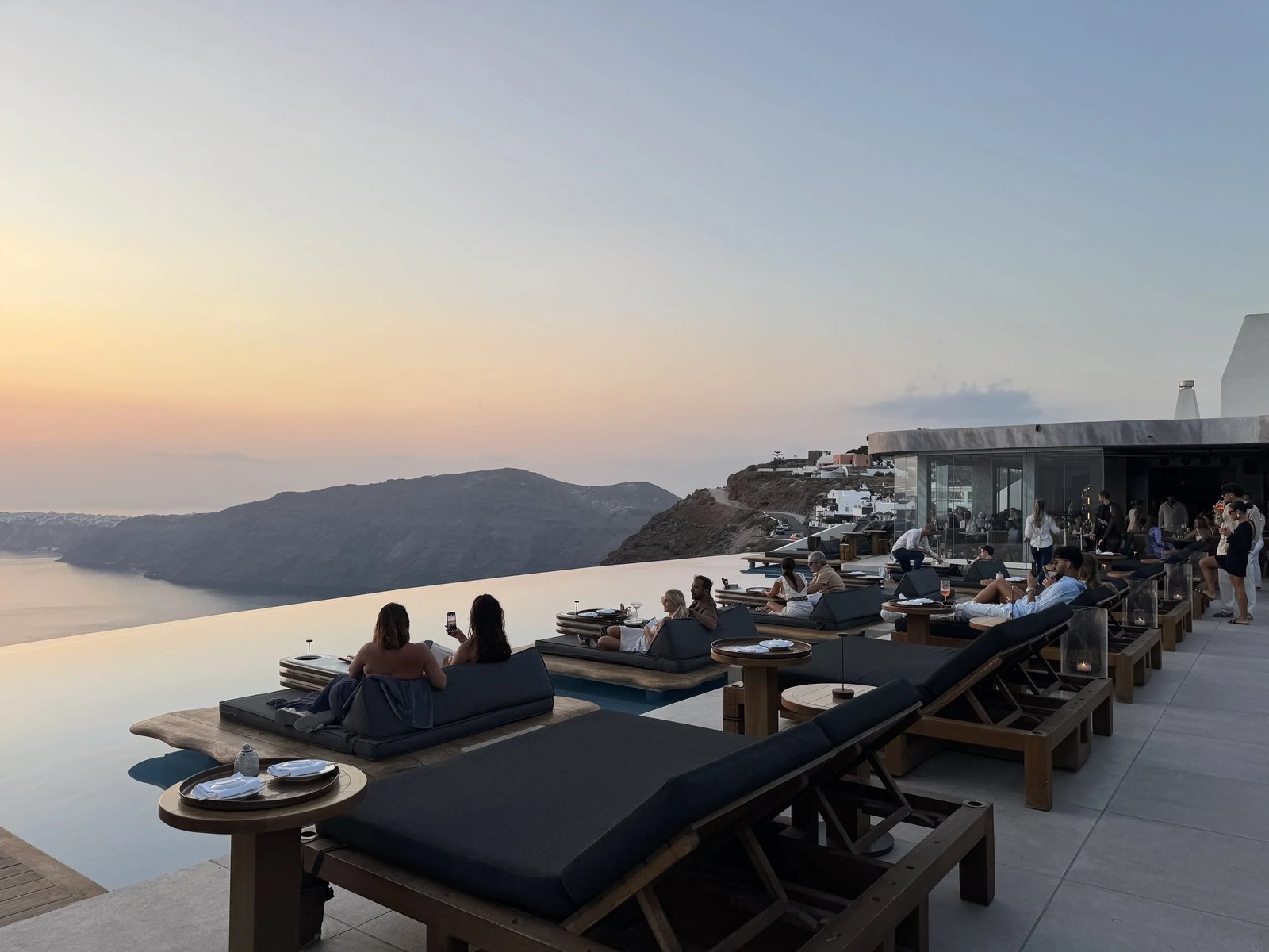 Cavo Tagoo Santorini, the pool