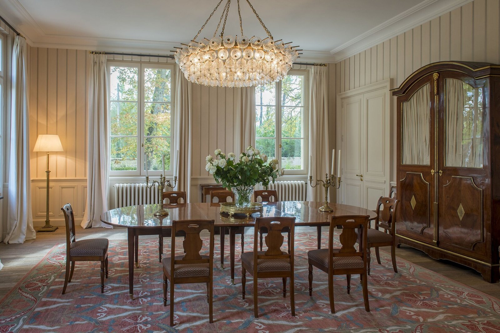 Château Le Pape, at the table