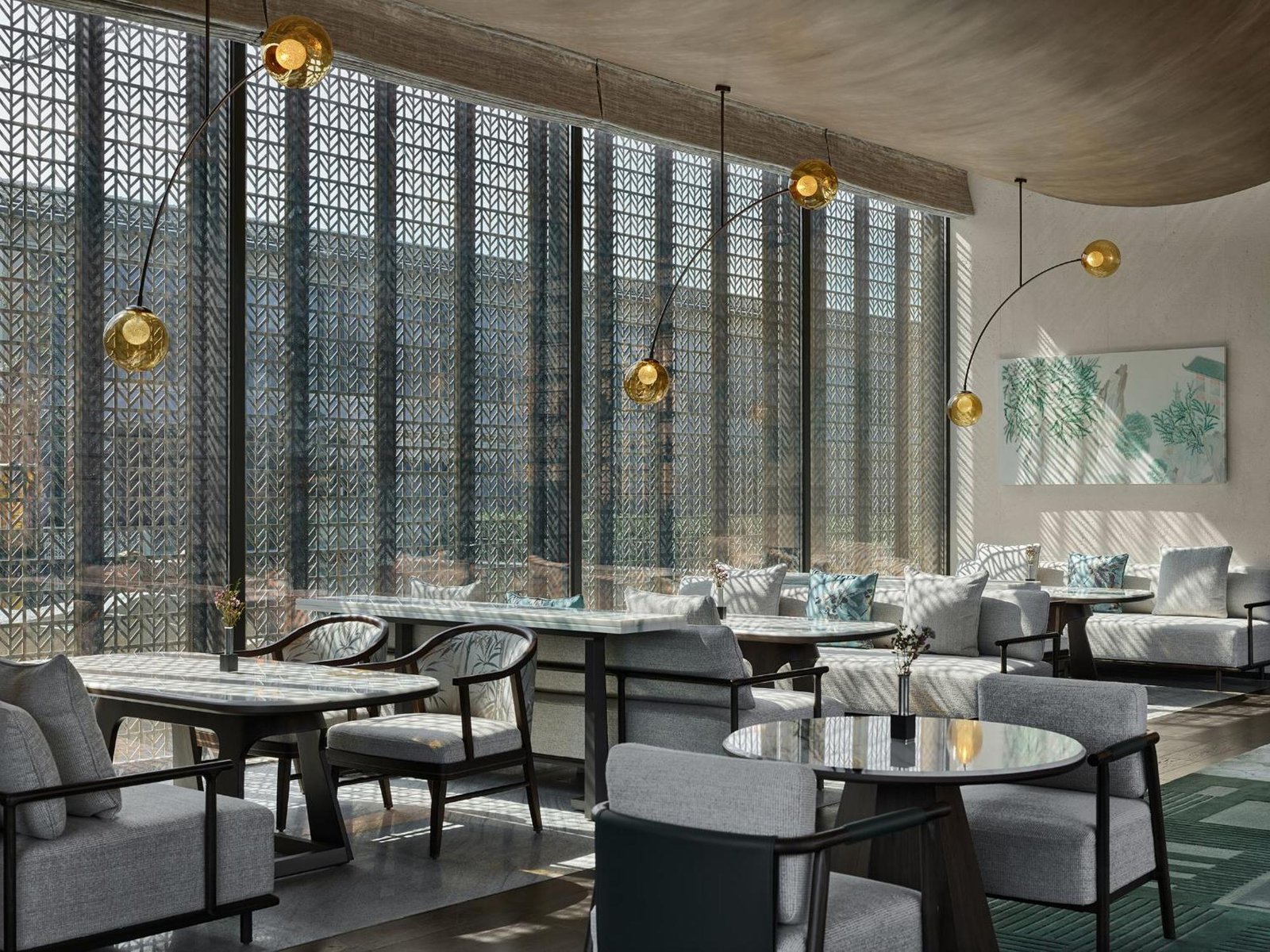 Banyan Tree Suzhou Shishan, at the table