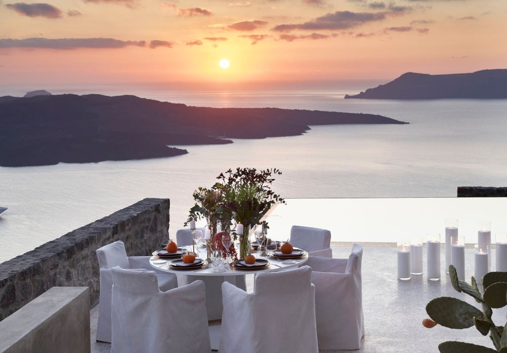 Villa Bordeaux Santorini, la colline