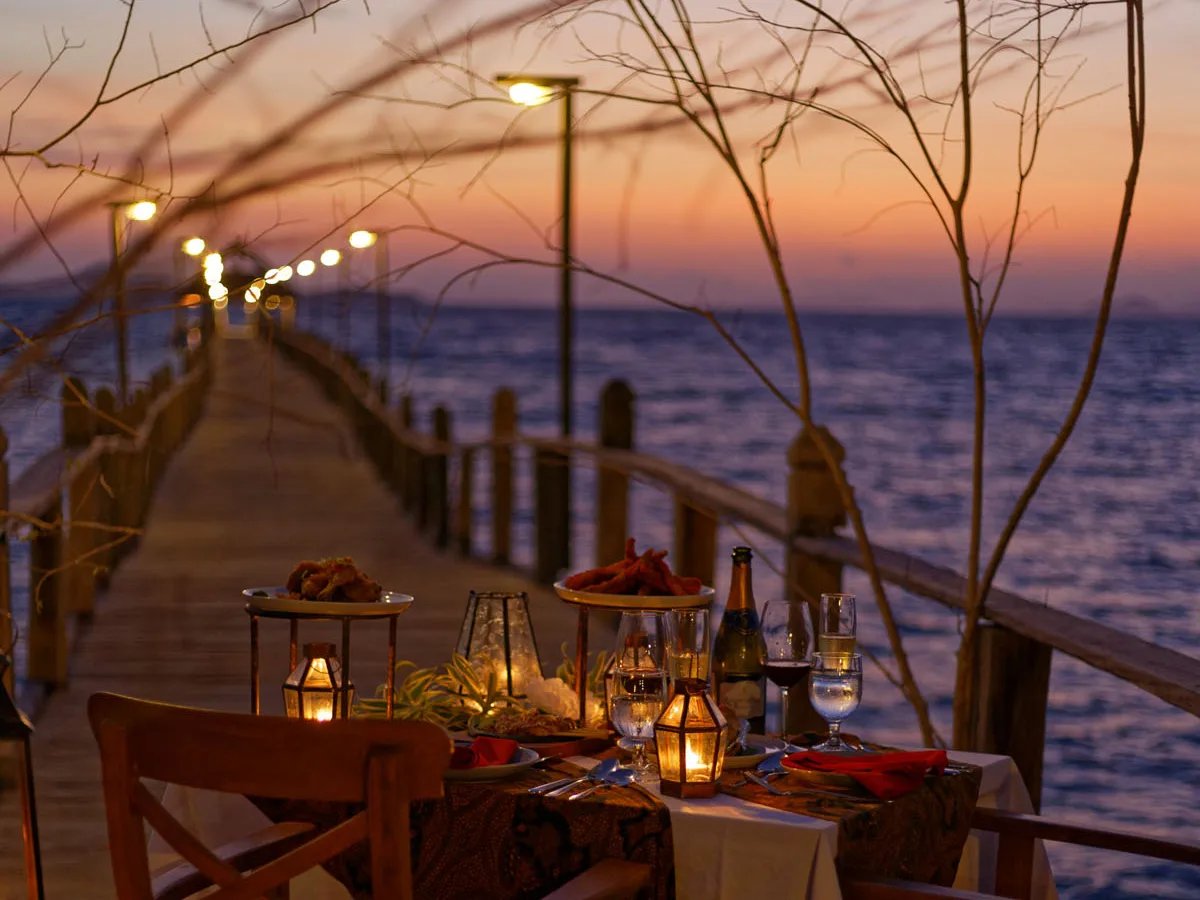 Plataran Komodo Resort & Spa, at the table
