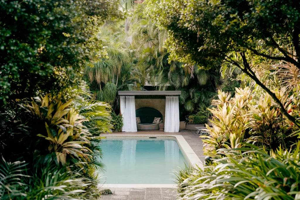 Gaia Retreat & Spa, the pool