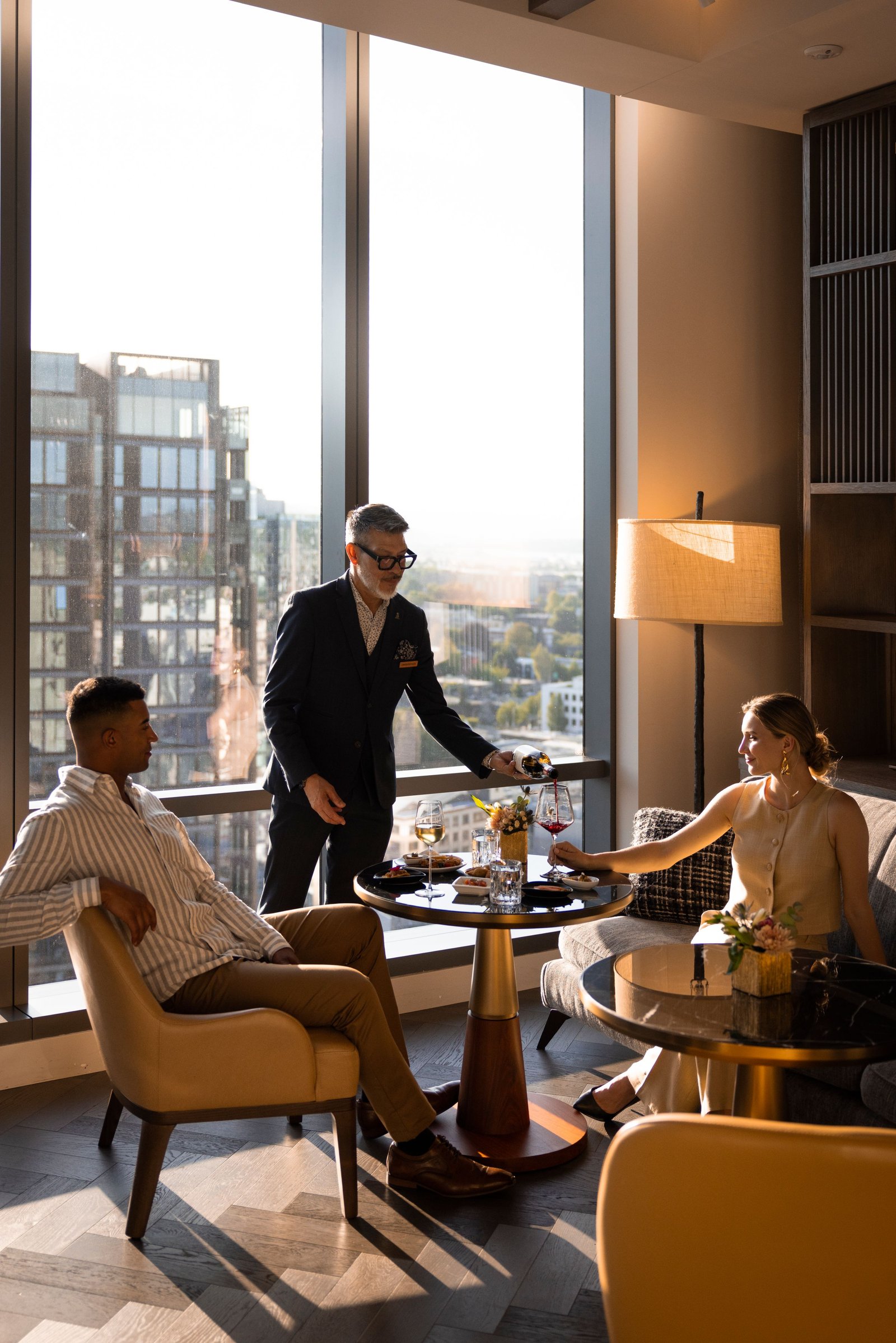 The Ritz-Carlton, Portland, at the table
