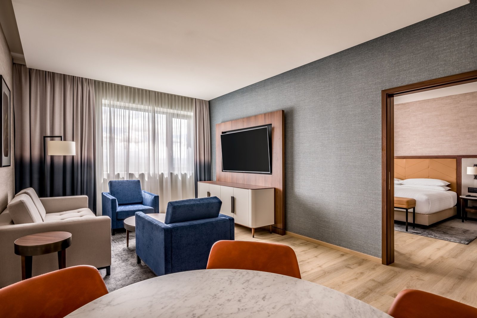 Geneva Marriott Hotel, rooms