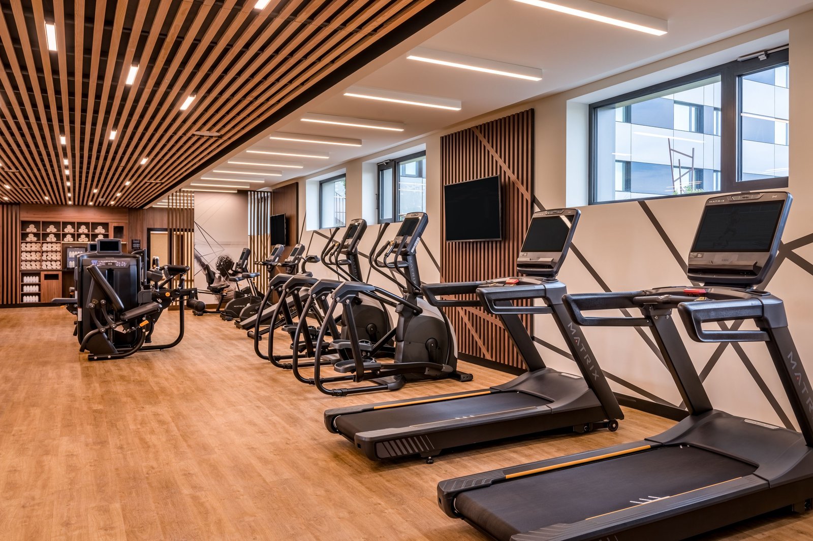 Geneva Marriott Hotel, the gym
