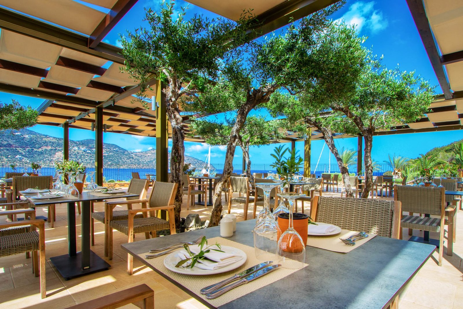 Wyndham Grand Crete Mirabello Bay, at the table