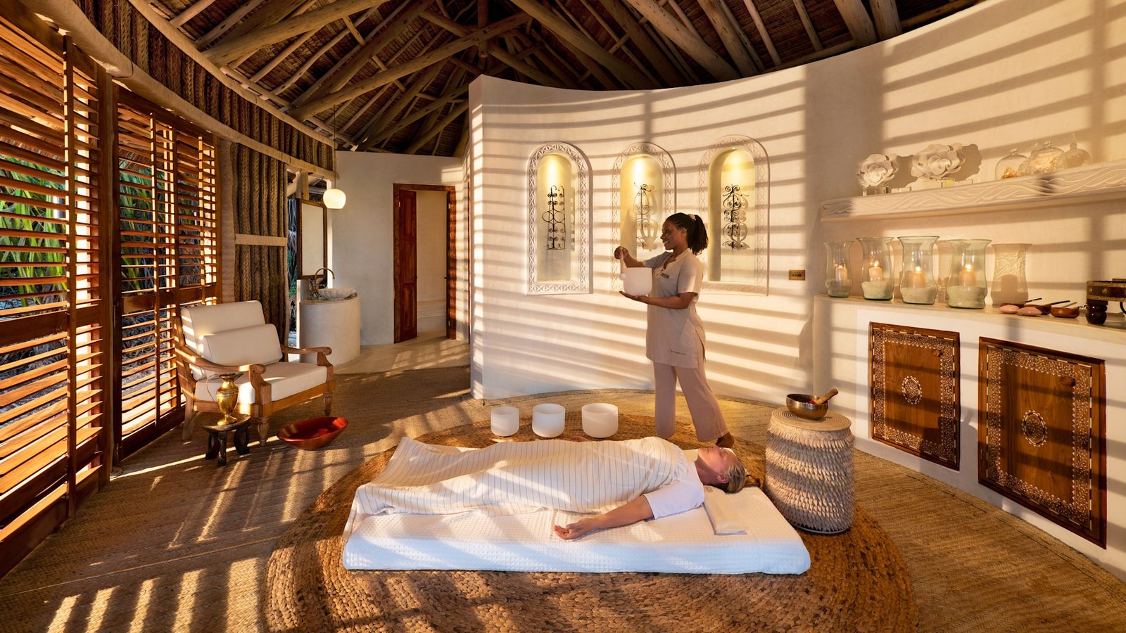 andBeyond Mnemba Island, the spa
