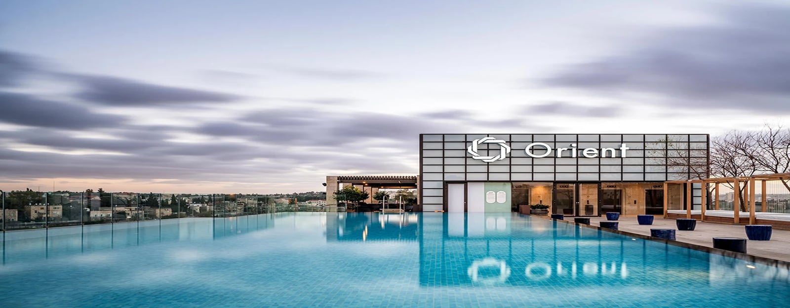 Orient Jerusalem, the pool