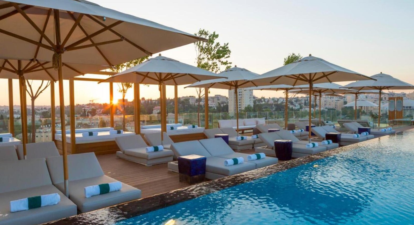 Orient Jerusalem, the pool