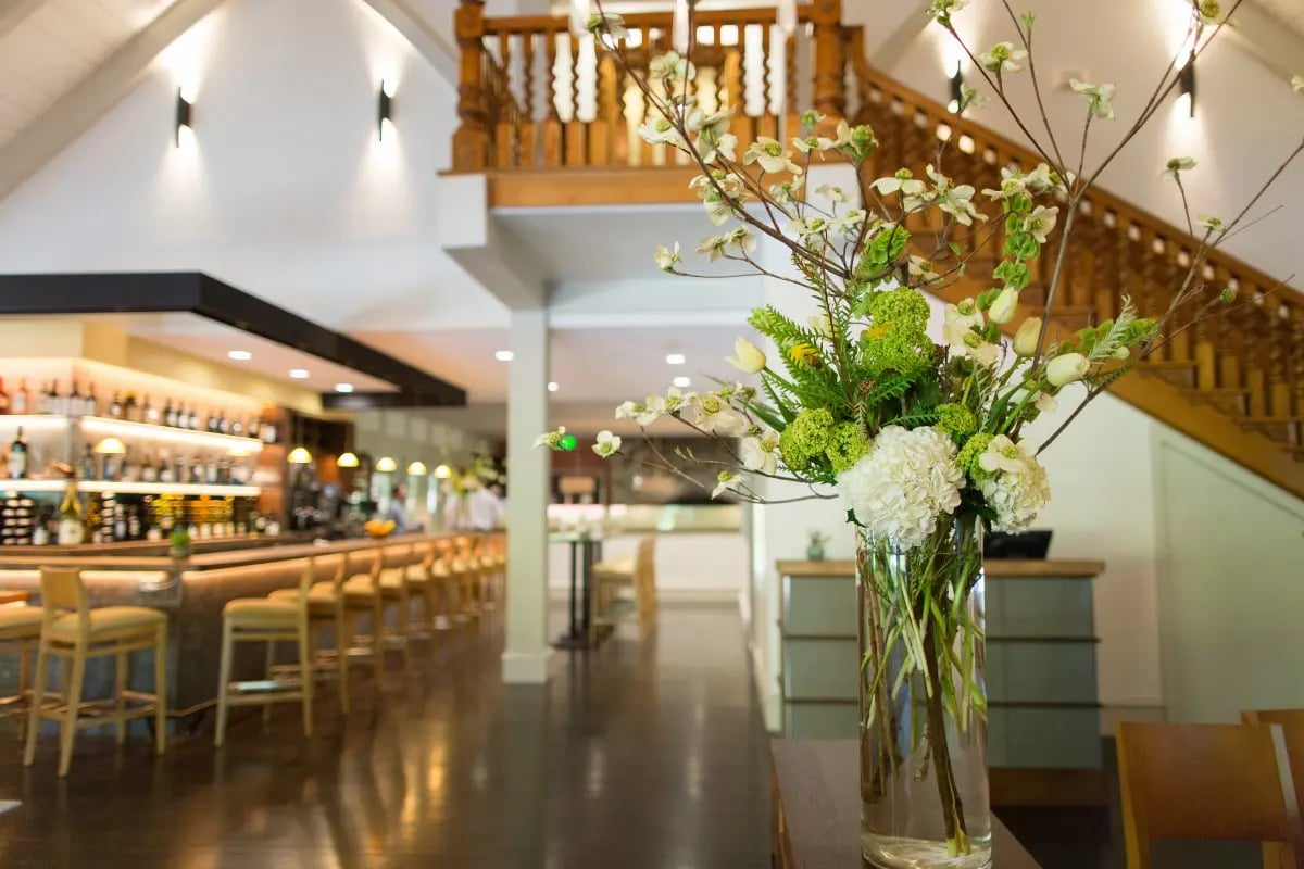 Harvest Inn, at the table