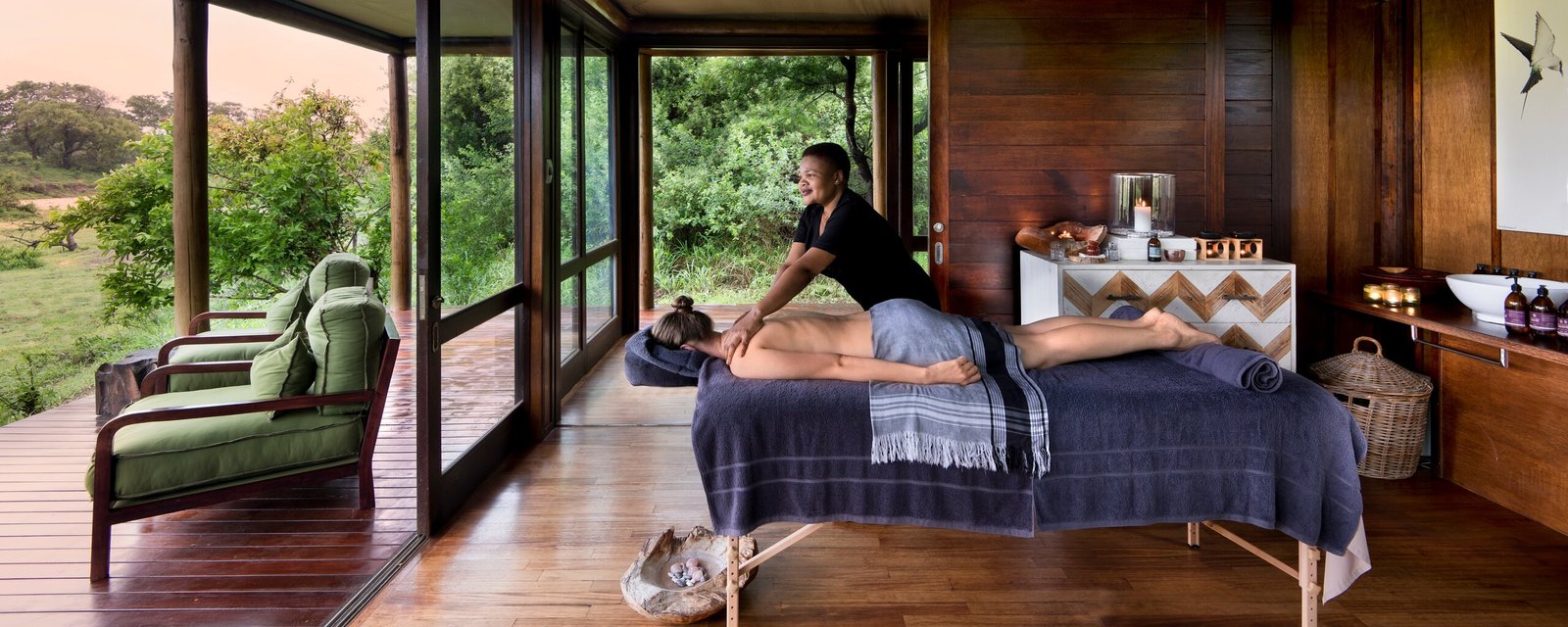 andBeyond Ngala Tented Camp, the spa
