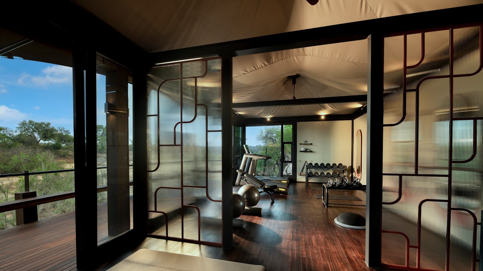 andBeyond Ngala Tented Camp, the gym