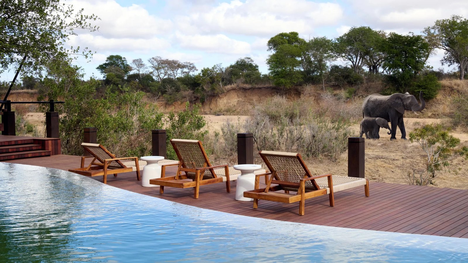 andBeyond Ngala Tented Camp, the pool