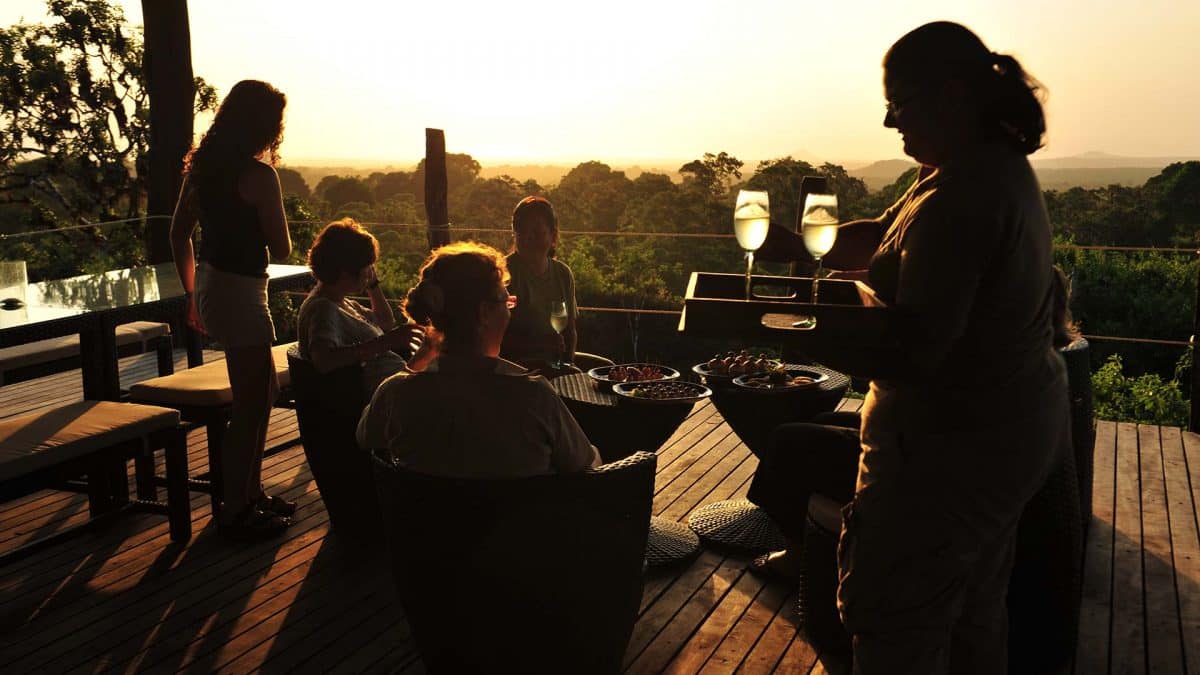 Galapagos Safari Camp, at the table