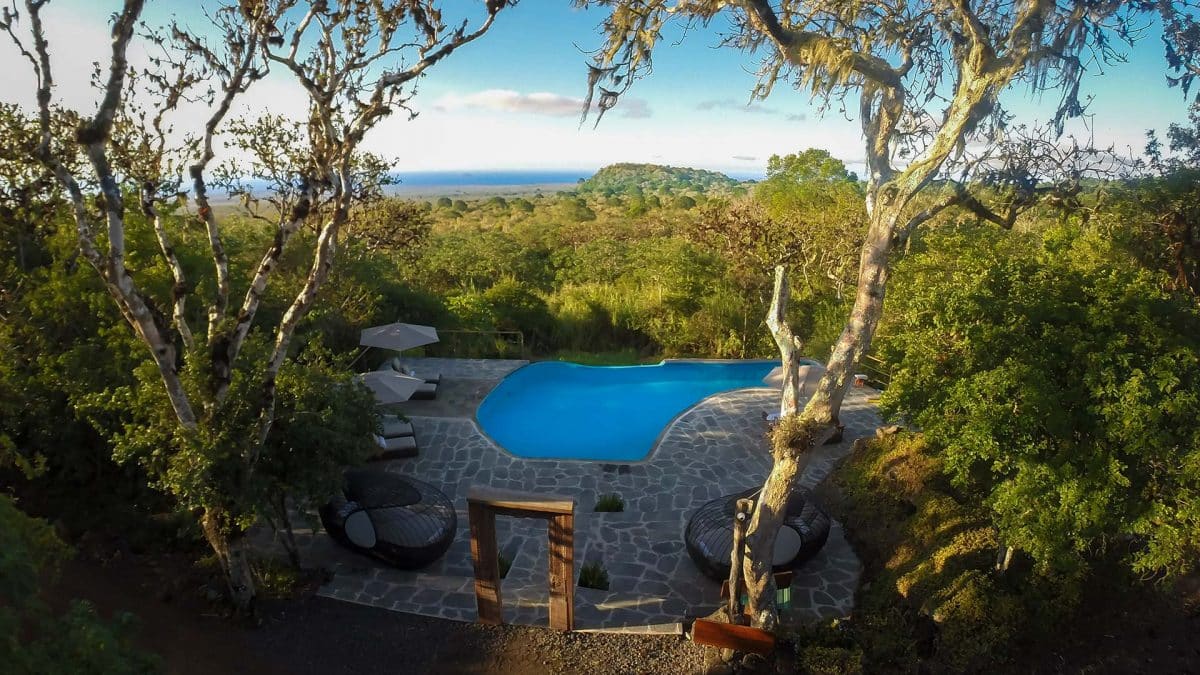 Galapagos Safari Camp, the pool