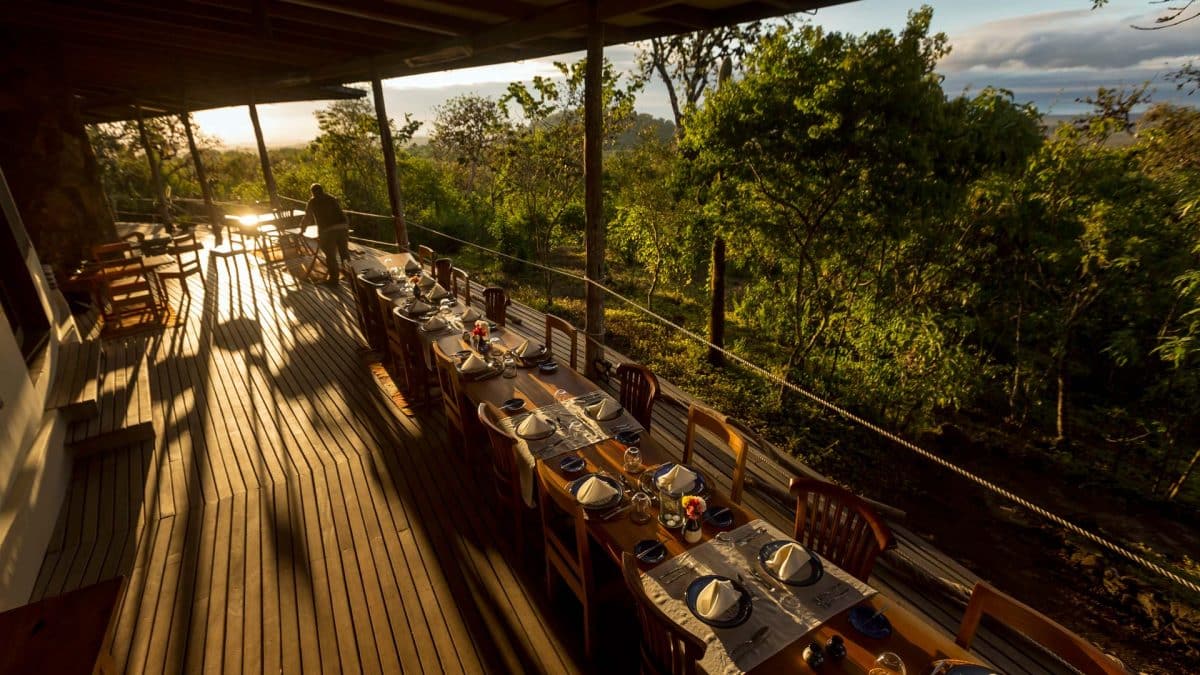 Galapagos Safari Camp, main lodge dining room