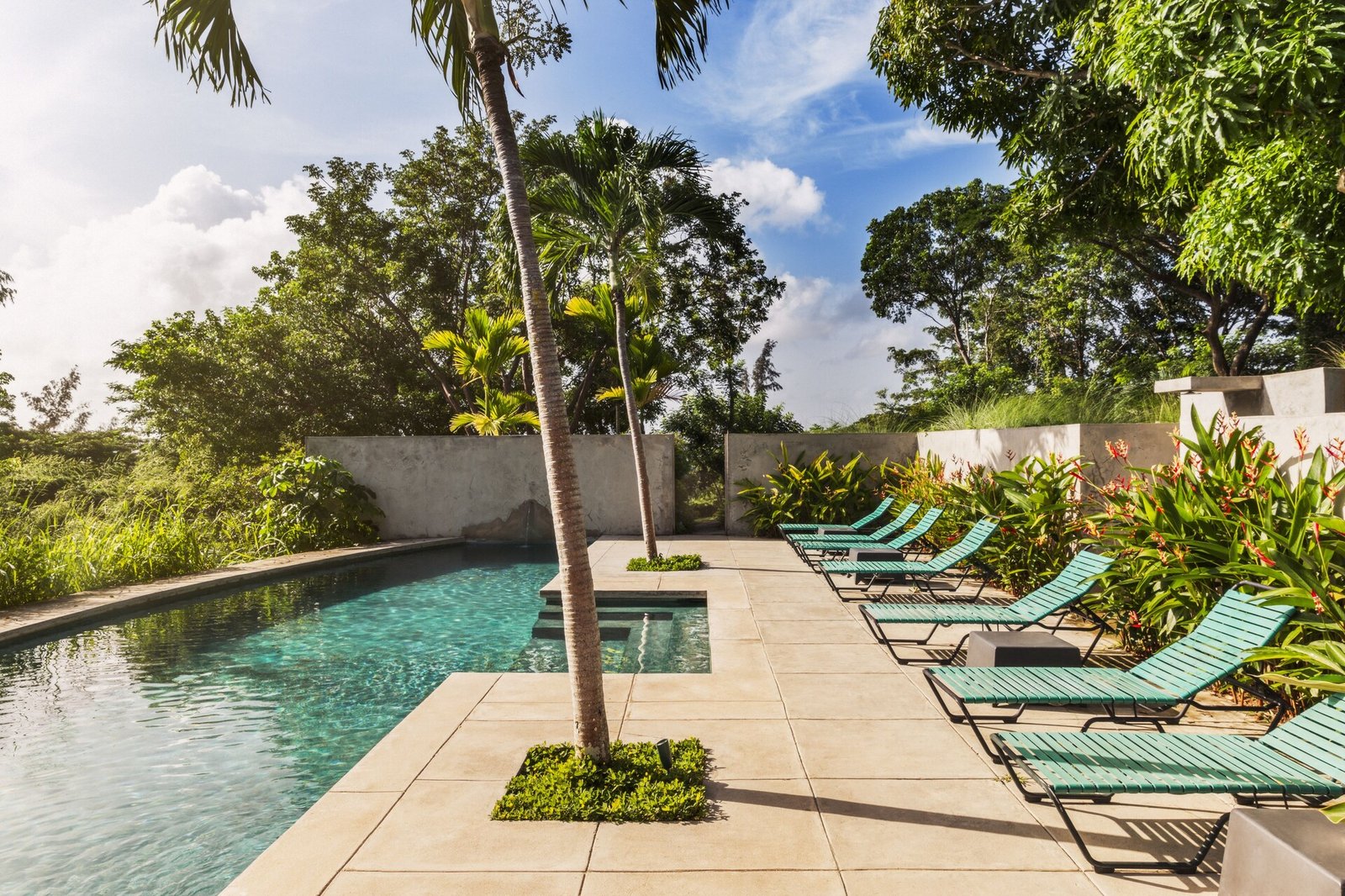 Hix Island House, the pool