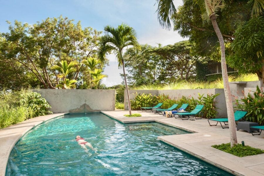 Hix Island House, the pool