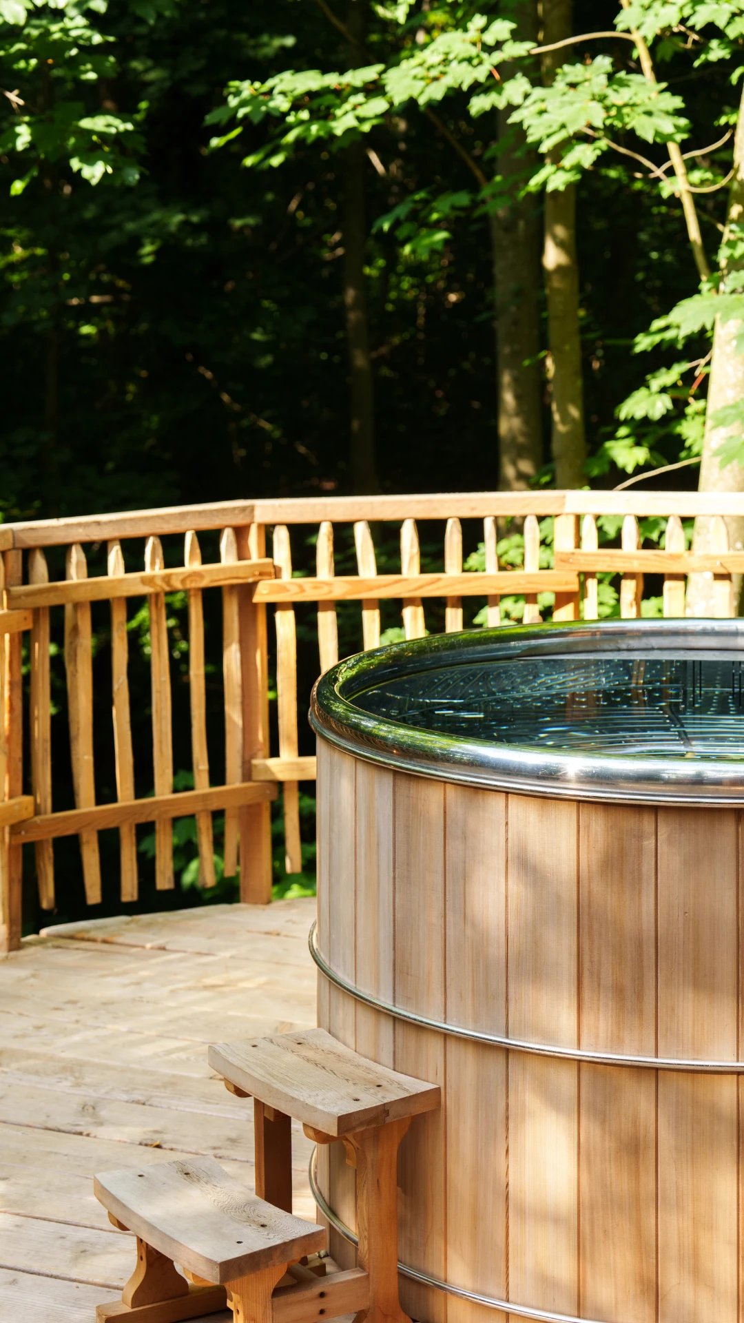 Cabanes des Grands Chênes, the nordic baths