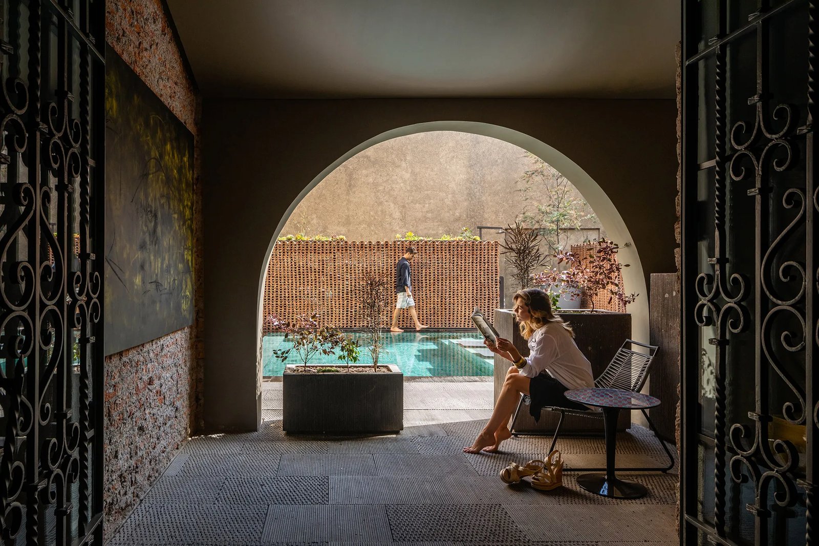 Tá Hotel de Diseño, the pool