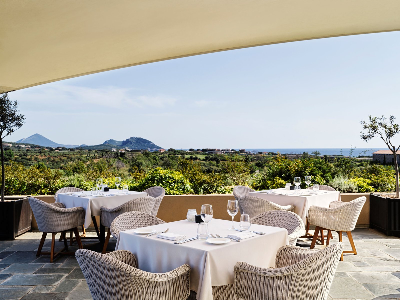 The Romanos, a Luxury Collection Resort, Costa Navarino, at the table