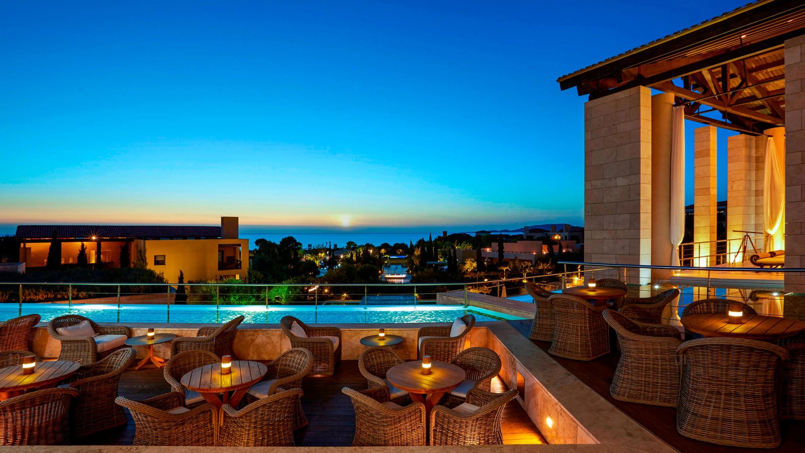 The Romanos, a Luxury Collection Resort, Costa Navarino, at the table