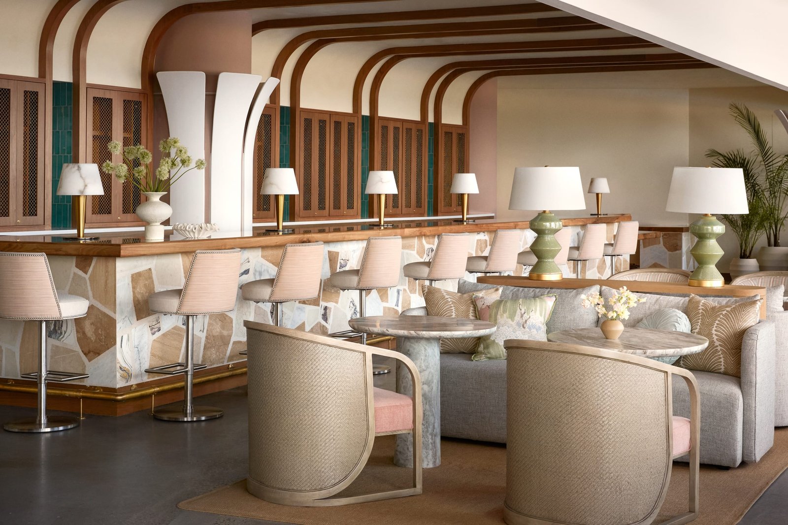 Wave Resort, at the table