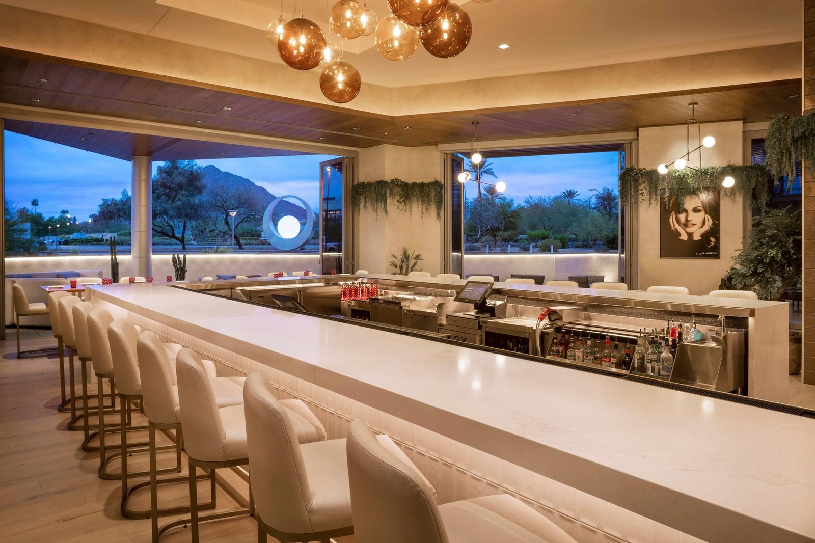 Caesars Republic Scottsdale, a Hilton Hotel, at the table