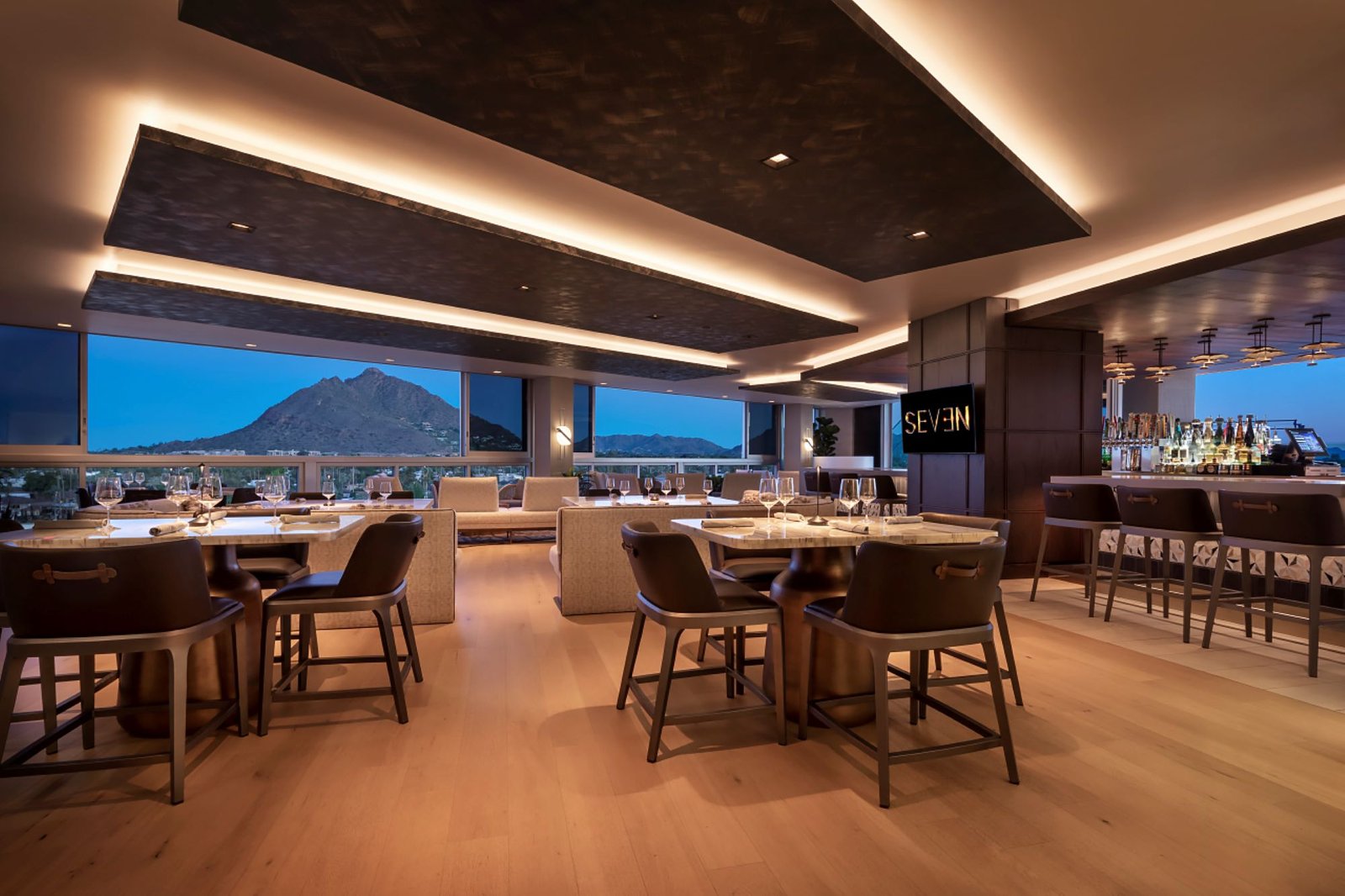 Caesars Republic Scottsdale, a Hilton Hotel, at the table