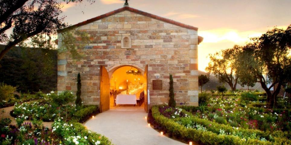 Cal-a-Vie Health Spa, at the table
