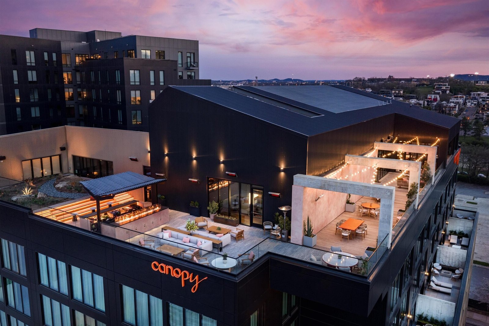 Canopy by Hilton Nashville Downtown The Gulch, coa rooftop restaurant & bar