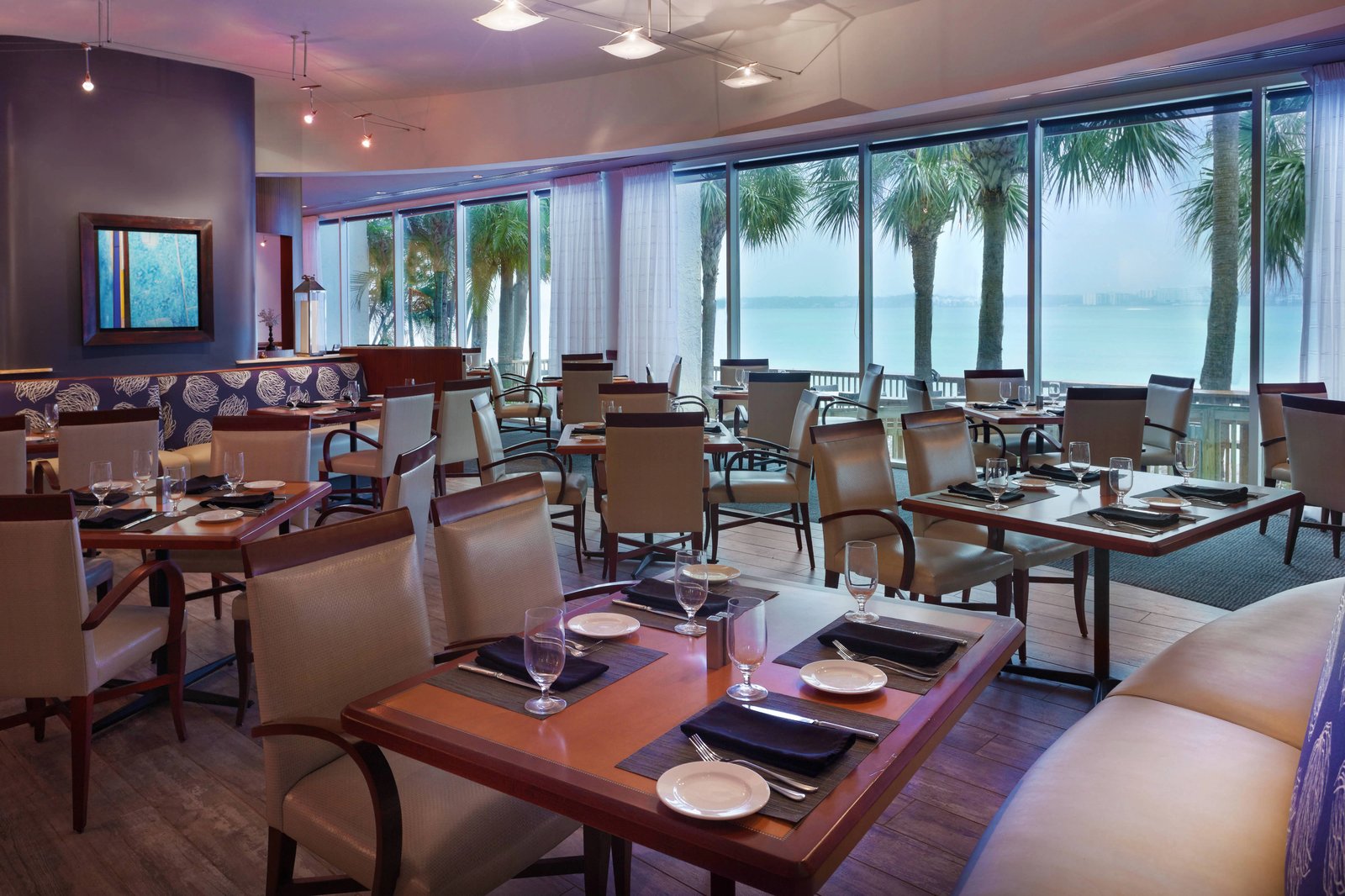 Clearwater Beach Marriott Resort & Suites on Sand Key, watercolour lounge