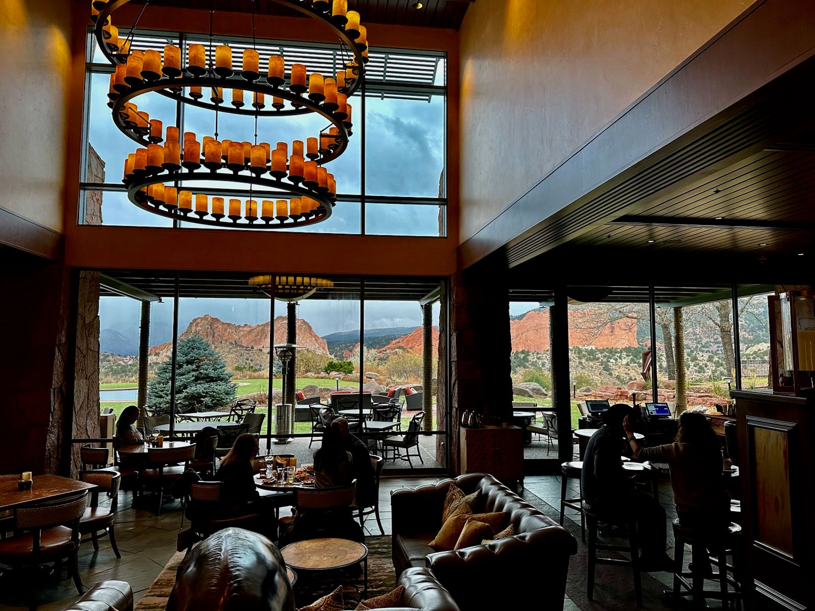 Garden of the Gods Resort, at the table