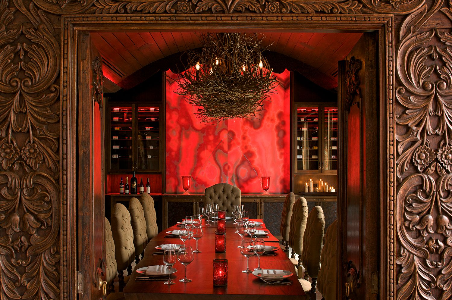 Grand Bohemian Lodge Asheville, red stag grill