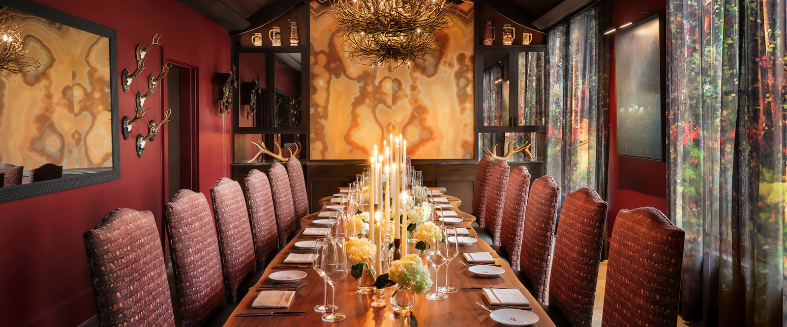 Grand Bohemian Lodge Asheville, red stag grill
