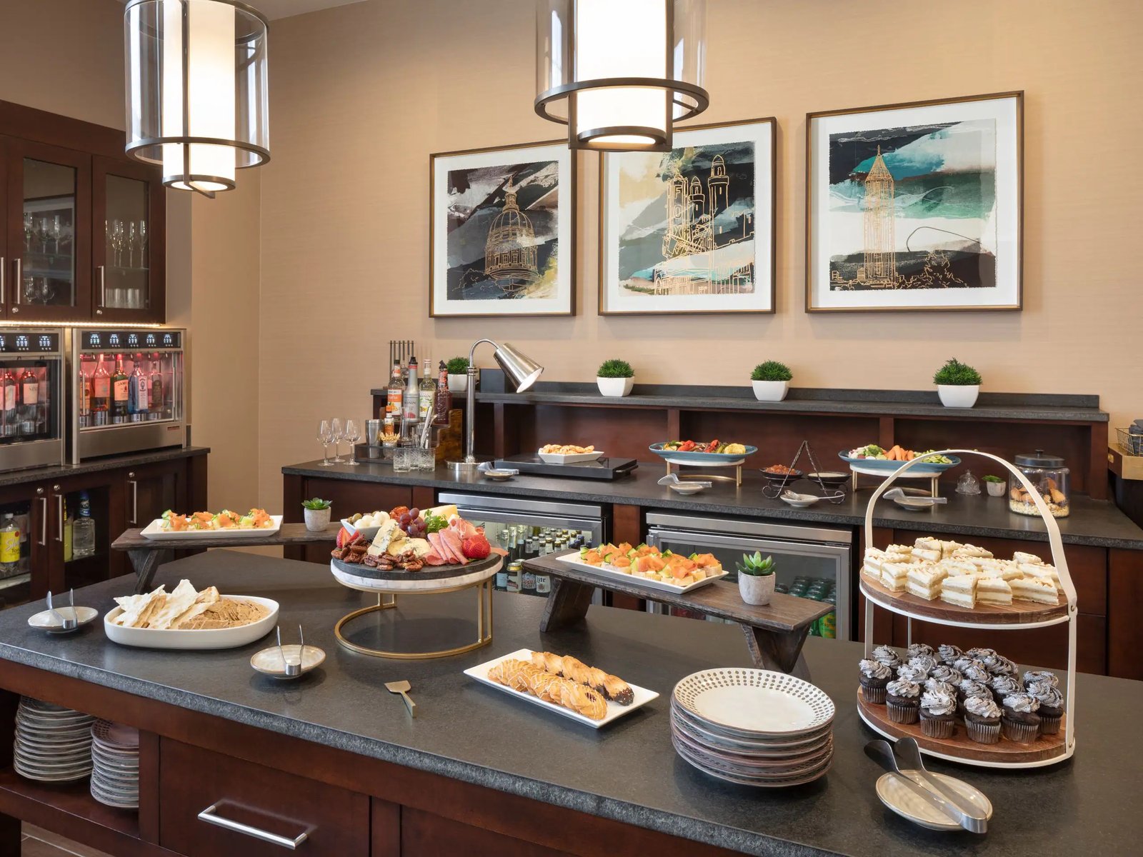 Grand Hyatt Atlanta in Buckhead, grand club lounge
