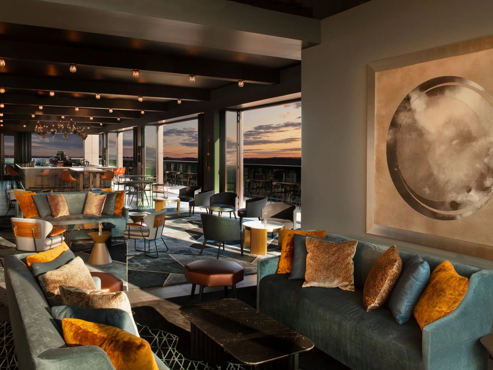 Grand Hyatt Nashville, at the table