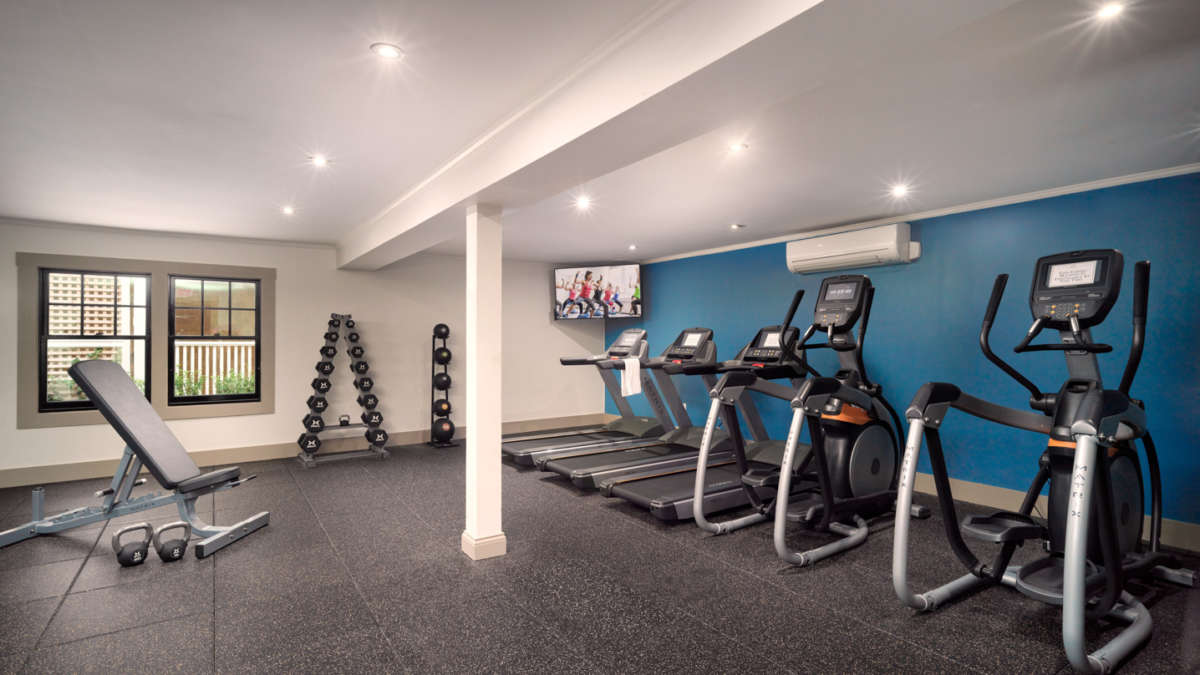 Harbor View Hotel, gym and yoga